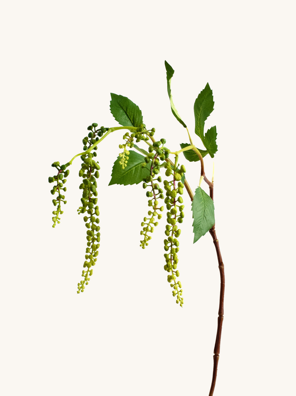 Green Artificial Pokeweed Berries - 33.5"