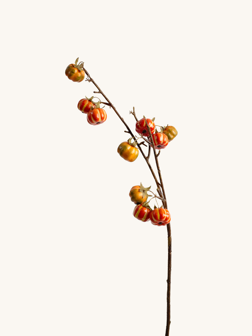 Orange Artificial Mini Pumpkin Branch - 26"