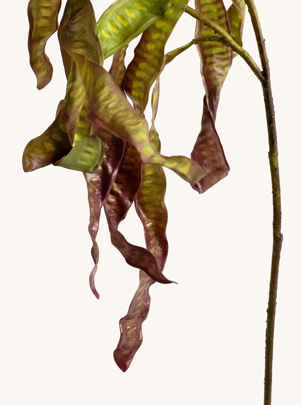 Yellow-Green Artificial Pea Pod Leaf Stem - 31.5"
