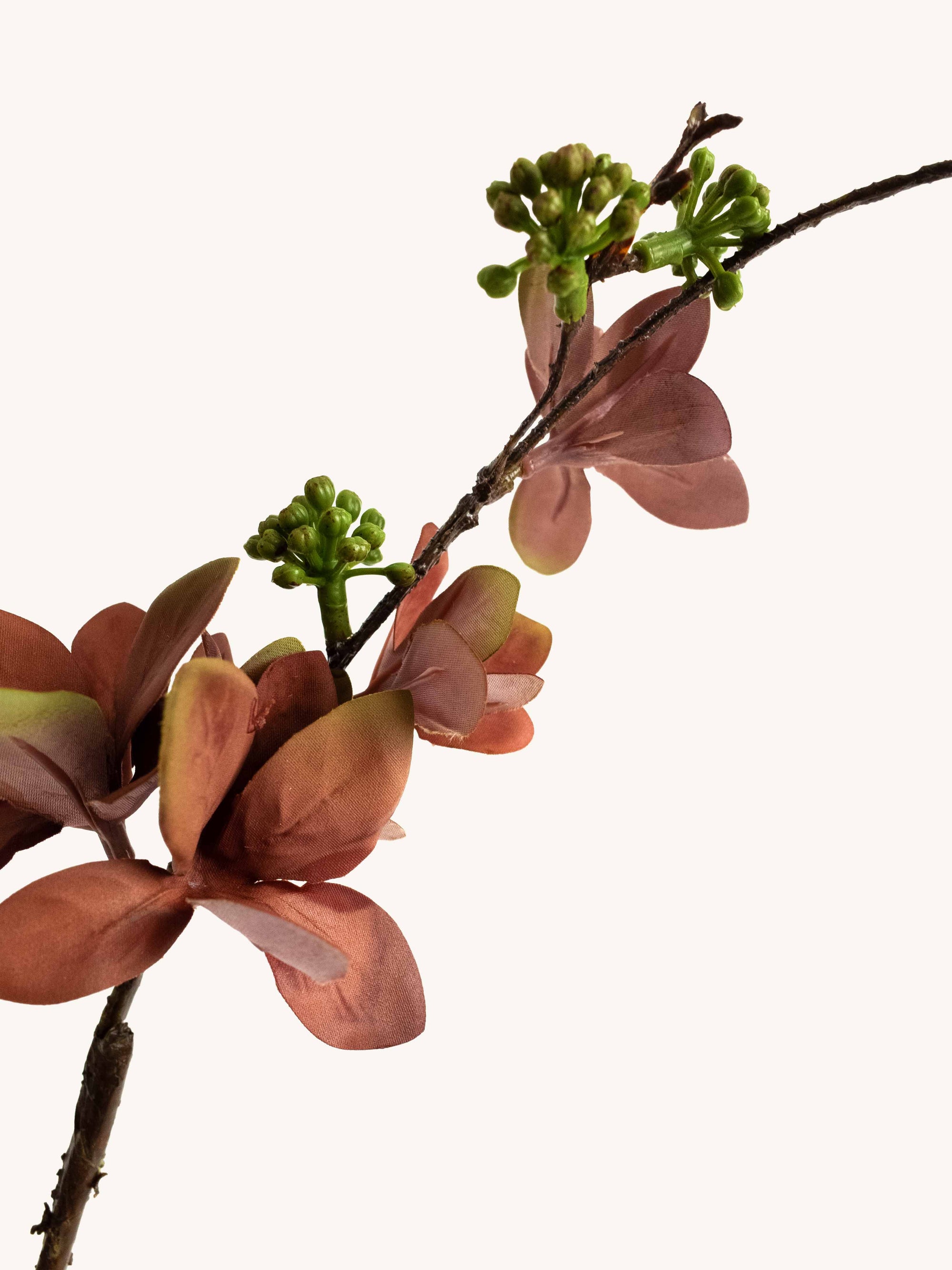 Brown Faux Japanese Fuchsia Leaves - 30.5"