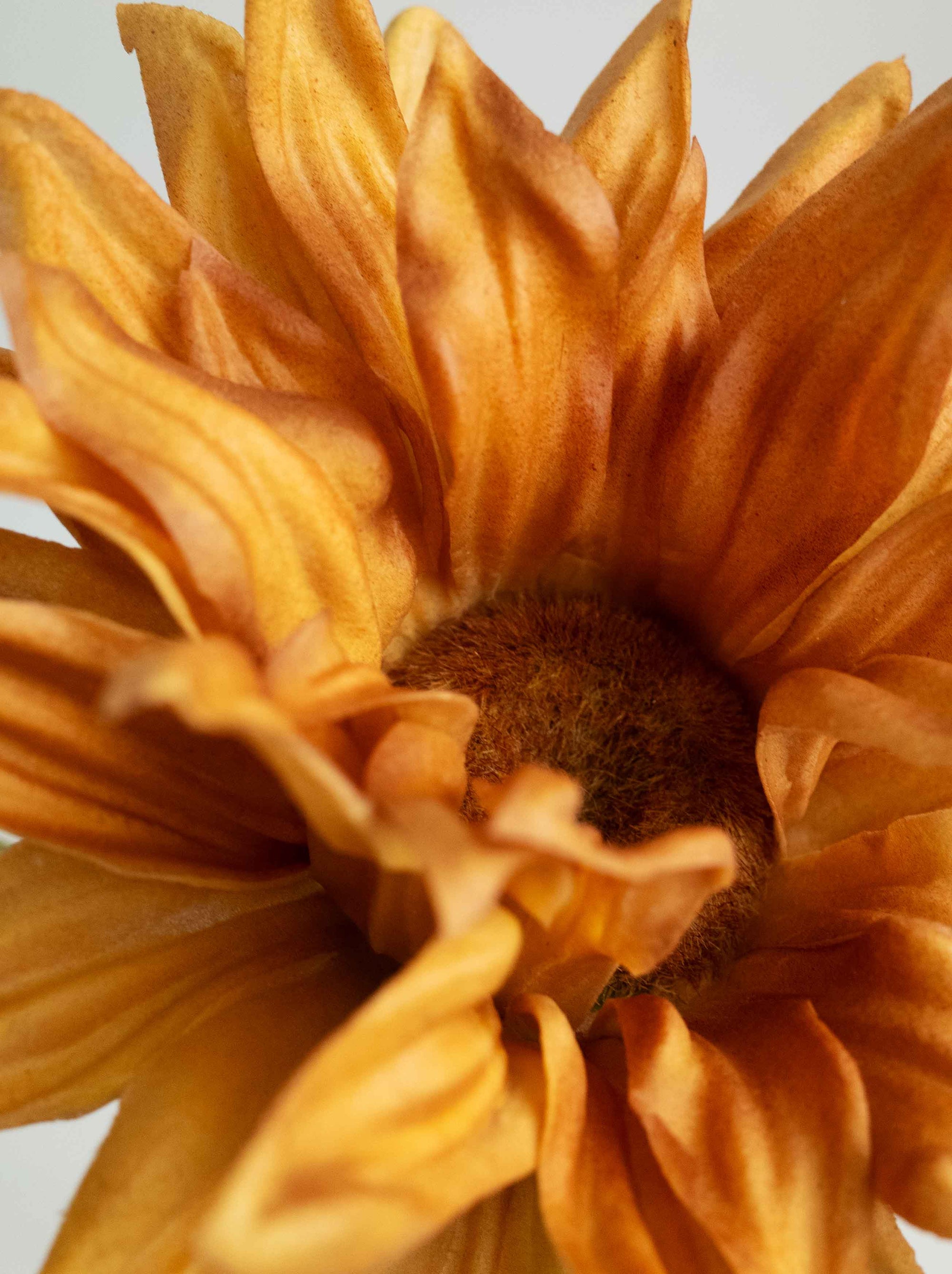 Autumn Bronze Artificial Sunflower - 20"