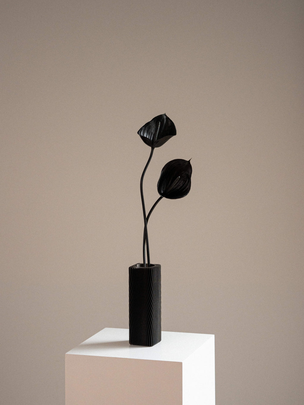 Obsidian Flow 3D Printed Vase