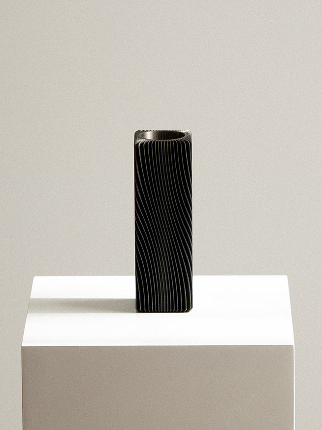 Obsidian Flow 3D Printed Vase