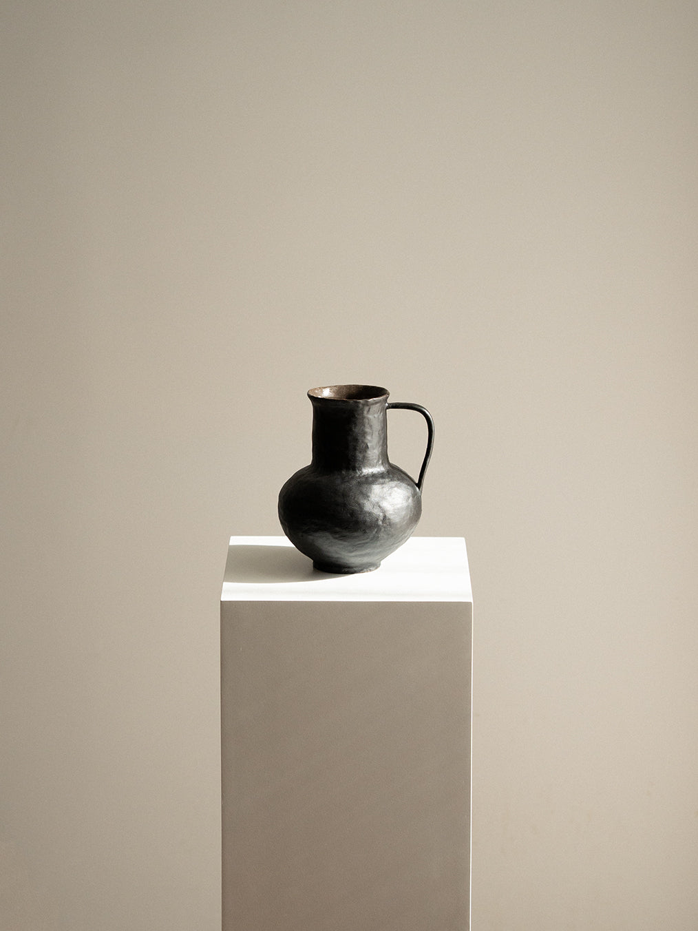 Shadow Glazed — Ceramic Pitcher Vase
