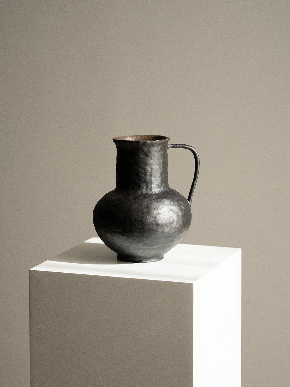 Shadow Glazed — Ceramic Pitcher Vase